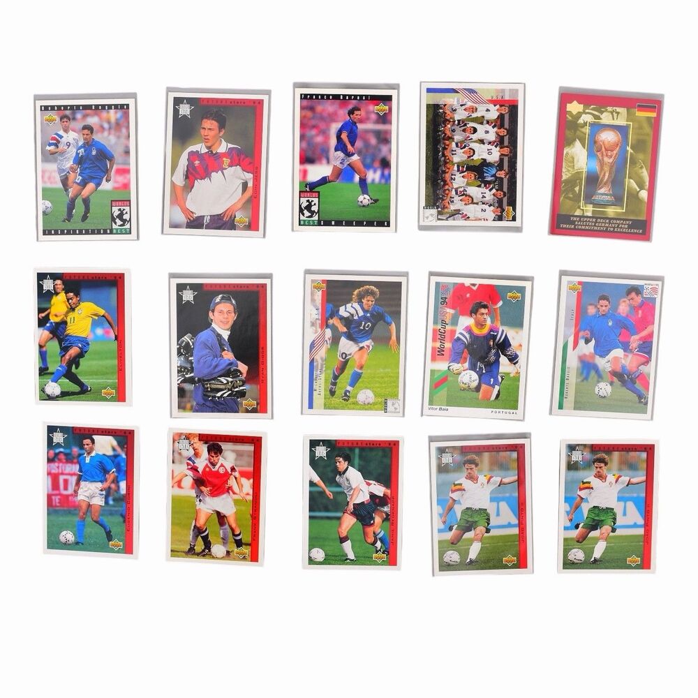 Upper Deck 93-94 Soccer Card Lot Tons Of Big Cards 70 Lot See Pics.